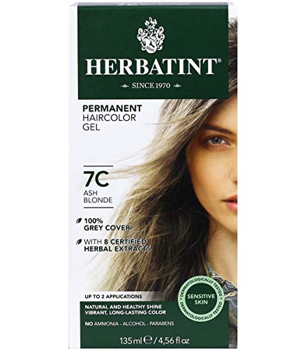 Herbatint Haircolor Gel, 7C Ash Blonde, 4.56 Fluid Ounce