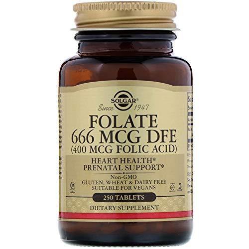 Solgar - Folic Acid 400 mcg, 250 Tablets (Packaging may vary) - Vitamins Emporium