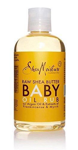 SheaMoisture Raw Shea Butter Baby Oil Rub,8 oz - Vitamins Emporium