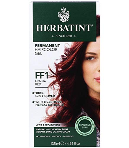 Herbatint Permanent Haircolor Gel, FF1 Henna Red, 4.56 Ounce
