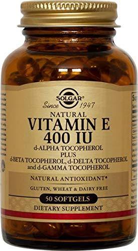 Solgar - Vitamin E 400 IU (d-Alpha Tocopherol & Mixed Tocopherols) 50 Mixed Softgels - Vitamins Emporium