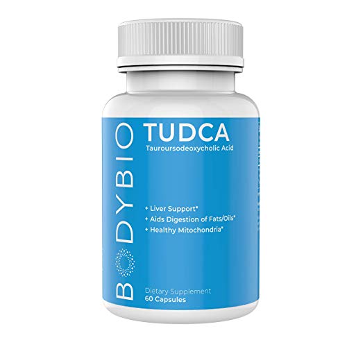 BodyBio | Tudca for Liver Health | Liver Support for Detox and Cleanse | Tauroursodeoxy cholic Acid | 60 Capsules