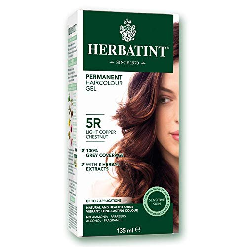 Herbatint Permanent Herbal Haircolour Gel 5R Light Copper Chestnut - 135 mL