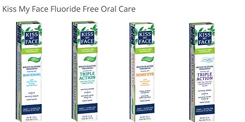 Kiss My Face Triple Action Gel Toothpaste, Fluoride Free, 4.5 Ounce