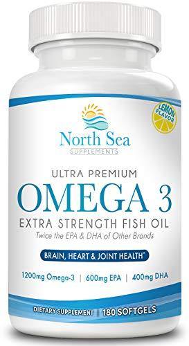 Ultra Premium Ultimate Omega 3 Fish Oil – Extra Strength, Molecularly Distilled, Burpless Omega 3, EPA, DHA To Support Heart, Brain, and Immune Health - Vitamins Emporium