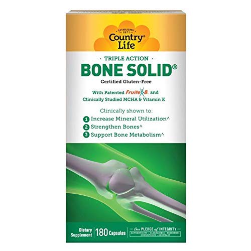 Country Life Bone Solid, 180-Count