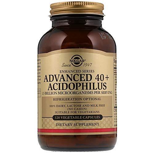 Solgar Advanced 40 Plus Acidophilus 120 Vegetable Capsules - Vitamins Emporium