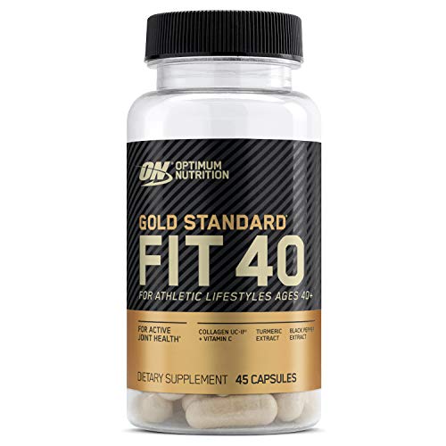Optimum Nutrition Gold Standard FIT 40 Collagen, Vitamin C for Immune Support and Turmeric Supports Active Joint Health (45 Capsules)