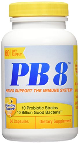 Nutrition Now PB 8 Probiotic Immune System and Digestive Support* Dietary Supplement, 60 Count