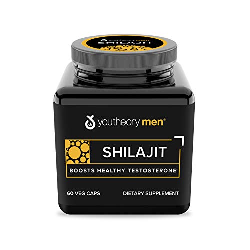 Youtheory Mens Shilajit Advanced, Black, 60 Count