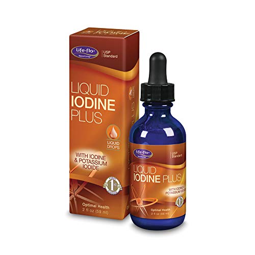 Life-flo Iodine Plus Drops | 150 mcg Iodine Per Serving | Healthy Thyroid, Energy & Metabolism Support | Formulated for High Absorption | 2 fl oz