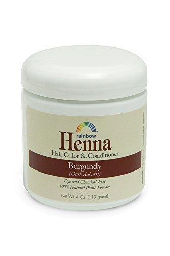 Rainbow Research Henna Hair Color and Conditioner, Persian Burgundy Dark Auburn, 4 Ounce - Vitamins Emporium