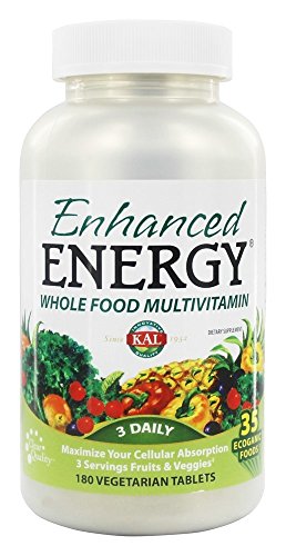 Enhanced Energy Wholefood Multivitamin Kal 180 Tabs