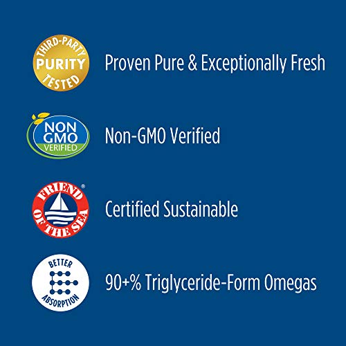 Nordic Naturals Nordic Omega-3 Gummy Worms, Strawberry - 30 Gummy Worms - 63 mg Total Omega-3s with EPA & DHA - Non-GMO - 30 Servings