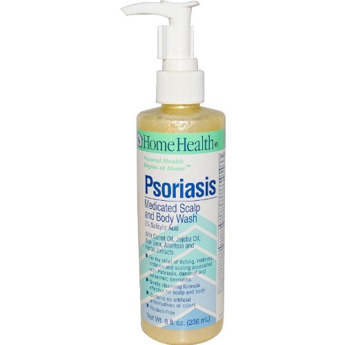 Home Health Psoriasis Medicated Scalp and Body Wash, 8 Ounce - Vitamins Emporium