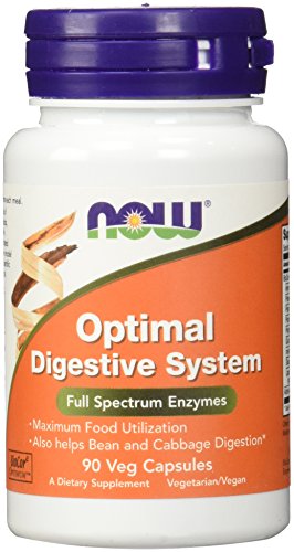 NOW Supplements, Optimal Digestive System, Full Spectrum Enzymes, 90 Veg Capsules