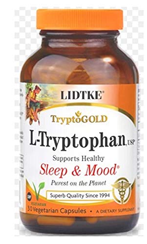 Lidtke Technologies L-Tryptophan Capsules, 30 Count