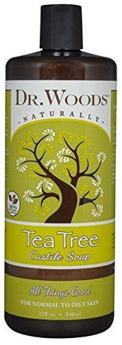 Dr. Woods Pure Cleansing Tea Tree Liquid Castile Soap, 32 Ounce - Vitamins Emporium