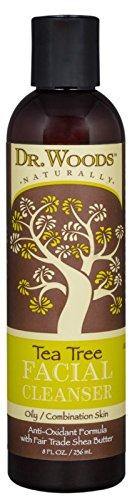 Dr. Woods Shea Vision Tea Tree Liquid Facial Cleanser with Organic Shea Butter, 8 Ounce - Vitamins Emporium