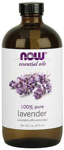 NOW Essential Oils, Lavender Oil, 16 Fl. Oz (Pack of 1) - Vitamins Emporium