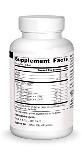 SOURCE NATURALS Nko Neptune Krill Oil 1000 Mg Soft Gel, 90 Count