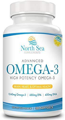 Advanced Ultimate Omega 3 Fish Oil – High Potency, Molecularly Distilled, Burpless - Omega 3, EPA, DHA To Support and Promote Heart, Brain, and Immune Health - Vitamins Emporium