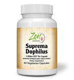 Suprema-Dophilus - 5 Billion CFU Probiotic - 8 Strains - Shelf Stable and Acid Resistant 60-Caps