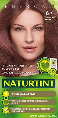 Naturtint Permanent Hair Color 6.7 Chocolate Brown (Pack of 6), Ammonia Free, Vegan, Cruelty Free, up to 100% Gray Coverage, Long Lasting Results