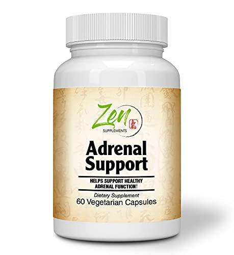 Complete Adrenal Support and Cortisol Support Supplements - Adrenal Health & Cortisol Control with Ashwagandha, Rhodiola Rosea Root, Licorice Root, Astragalus Root – 60 Active Adrenal Support Caps