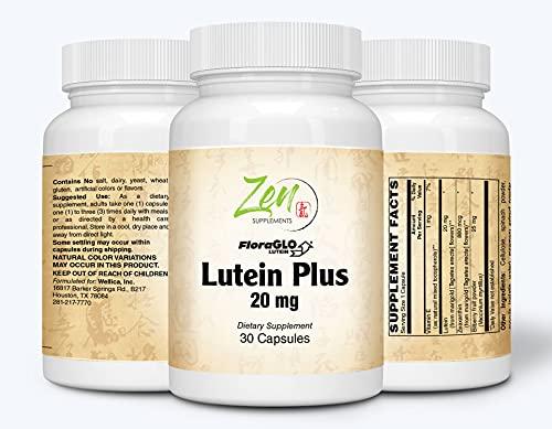 Advanced Lutein Plus - Eye Health & Vision Vitamins - 20mg Lutein with Zeaxanthin, Vitamin E & Bilberry - Powerful Supplement for Eye Health & Antioxidant Support 30-Caps