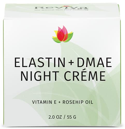 Reviva Labs Night Cream, Elastin & DMAE, 1.5 Ounce