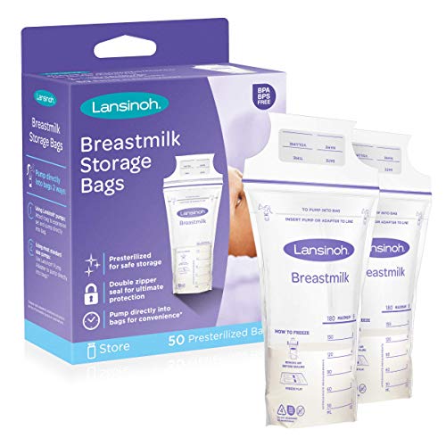 Lansinoh Breastmilk Storage Bags, 50 Count
