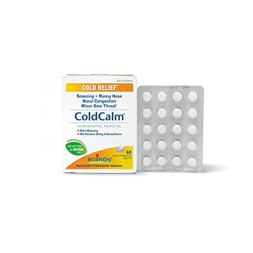 Boiron Coldcalm, 60 Tablets, Homeopathic Medicine for Cold Relief