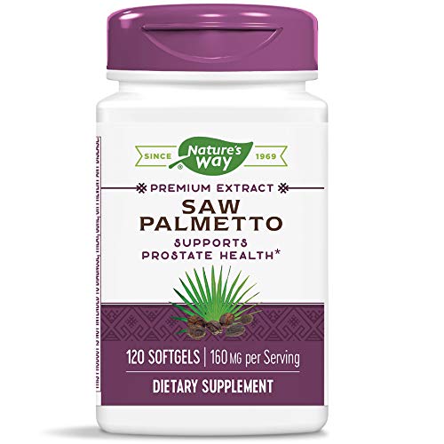 Nature's Way Saw Palmetto Standardized Extract Prostate Health, 160 mg per serving, 120 Softgels
