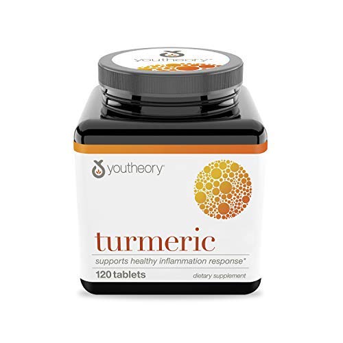 Youtheory Turmeric Advanced with Black Pepper Bioperine, 120 Count