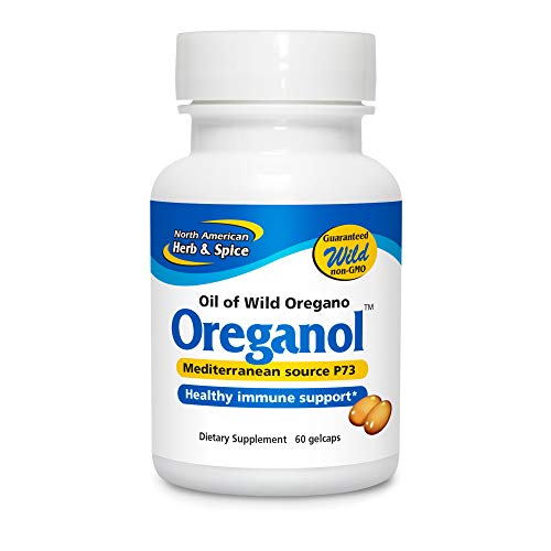 North American Herb & Spice Oreganol P73-60 Gelcaps - Immune System Support - Unprocessed, Vegan Friendly Wild Oregano - Mediterranean Source - Non-GMO - 60 Servings