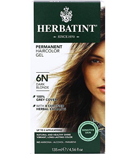 Herbatint Natrol Skin, Hair and Nails Advanced Beauty Capsules, Packed with Beauty Enhancing Ingredients - 5000mcg Biotin, 60 Count, Dark Blonde, 4.56 Fl Oz