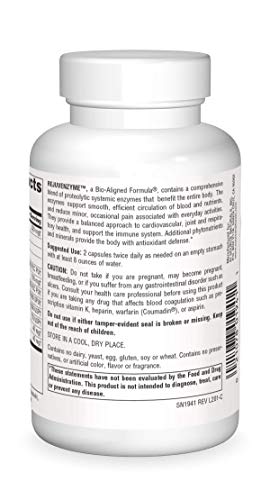Source Naturals RejuvenZyme - For Heart, Joint & Immune Support - 120 Capsules