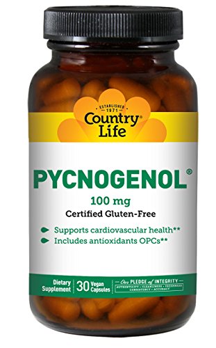 Country Life Pycnogenol - 100 mg - 30 Vegetarian Capsules