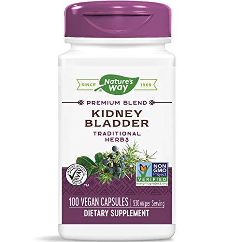 Nature's Way Kidney Bladder, 930 mg per Serving, Traditional Herbs Supplement, 100 Capsules
