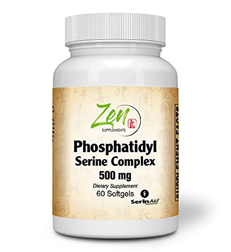 Zen Supplements - Phosphatidyl Serine Complex - Nootropic Support for Brain Health, Improved Cognition and Neurological Clarity 60-Softgel
