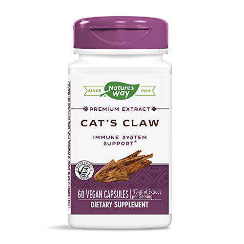Nature's Way Standardized Cat's Claw Extract 175 mg per serving, 60 Capsules
