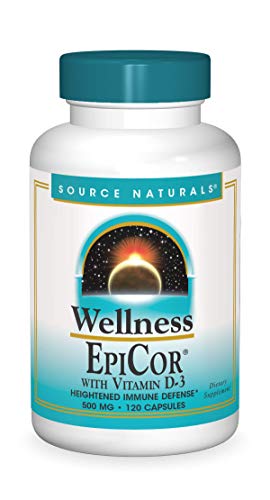 Source Naturals Wellness EpiCor with Vitamin D-3 for Heightened Immune Defense - 120 Capsules