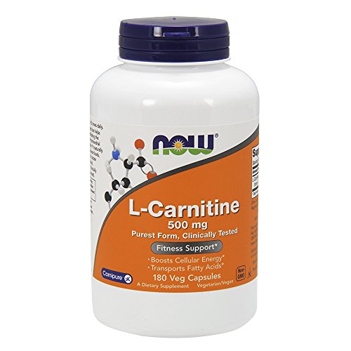 Now Foods L-Carnitine 500 mg 180 Capsules