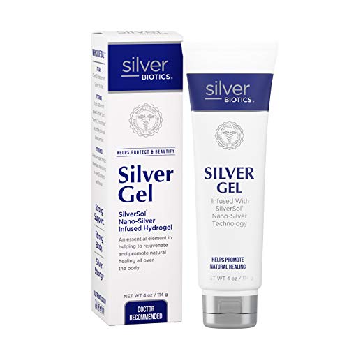 American Biotech Labs - Silver Biotics - Silver Gel - SilverSol Nano-Silver Infused Hydrogel - 4 oz.