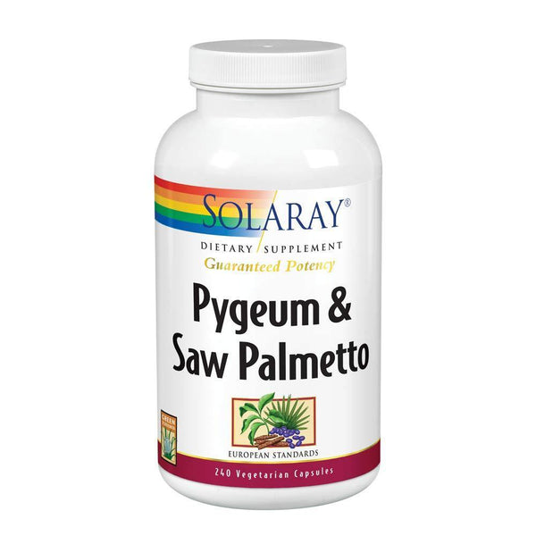 Solaray Pygeum and Saw Palmetto Supplement, 240 Count - Vitamins Emporium