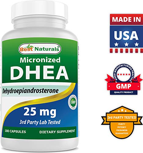 Best Naturals, Micronized DHEA 25 mg 180 Capsules