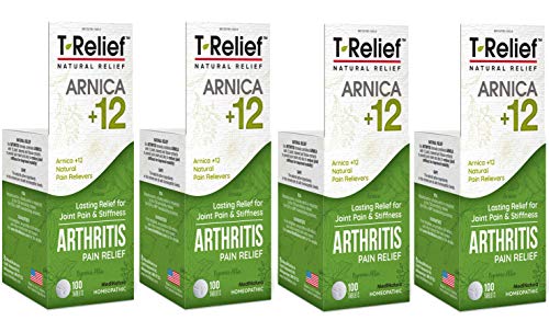T-Relief Arthritis Pain Relief, 100 Tablets (4 Pack)