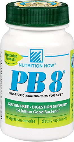 Nutrition Now PB 8 Pro-biotic Acidophilus Capsules, Vegetarian, 60 Count