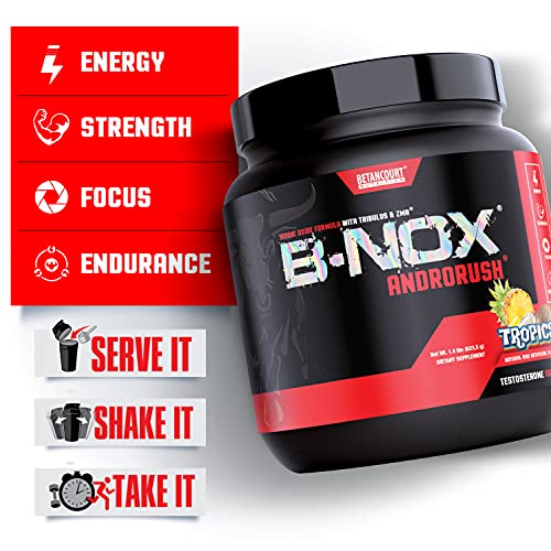 Betancourt Nutrition B-Nox Andorush Pre-Workout, Tropical Punch, 22.3 Ounce
